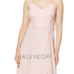 Bill Levkoff Style 7105 Chifon Dress Petal Pink Size 0